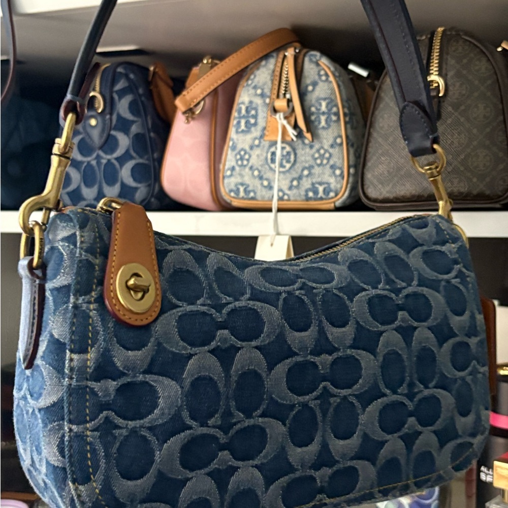 Coach Blue Denim swinger